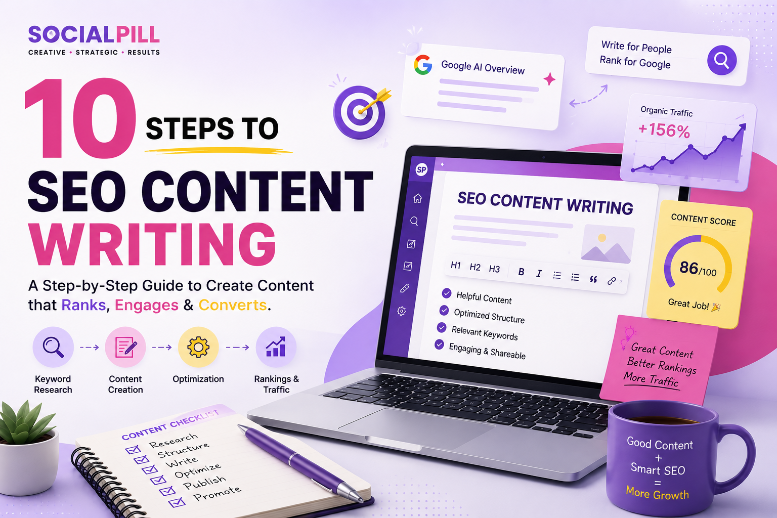 Top 10 Steps To Write SEO-Friendly Content