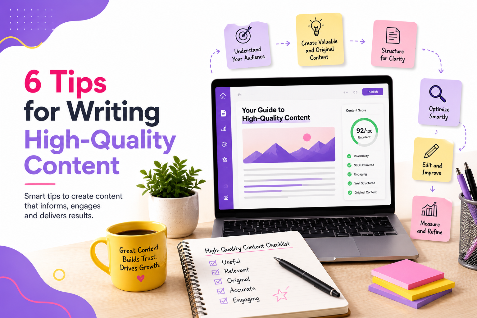 6 Tips for Writing High-Quality Content