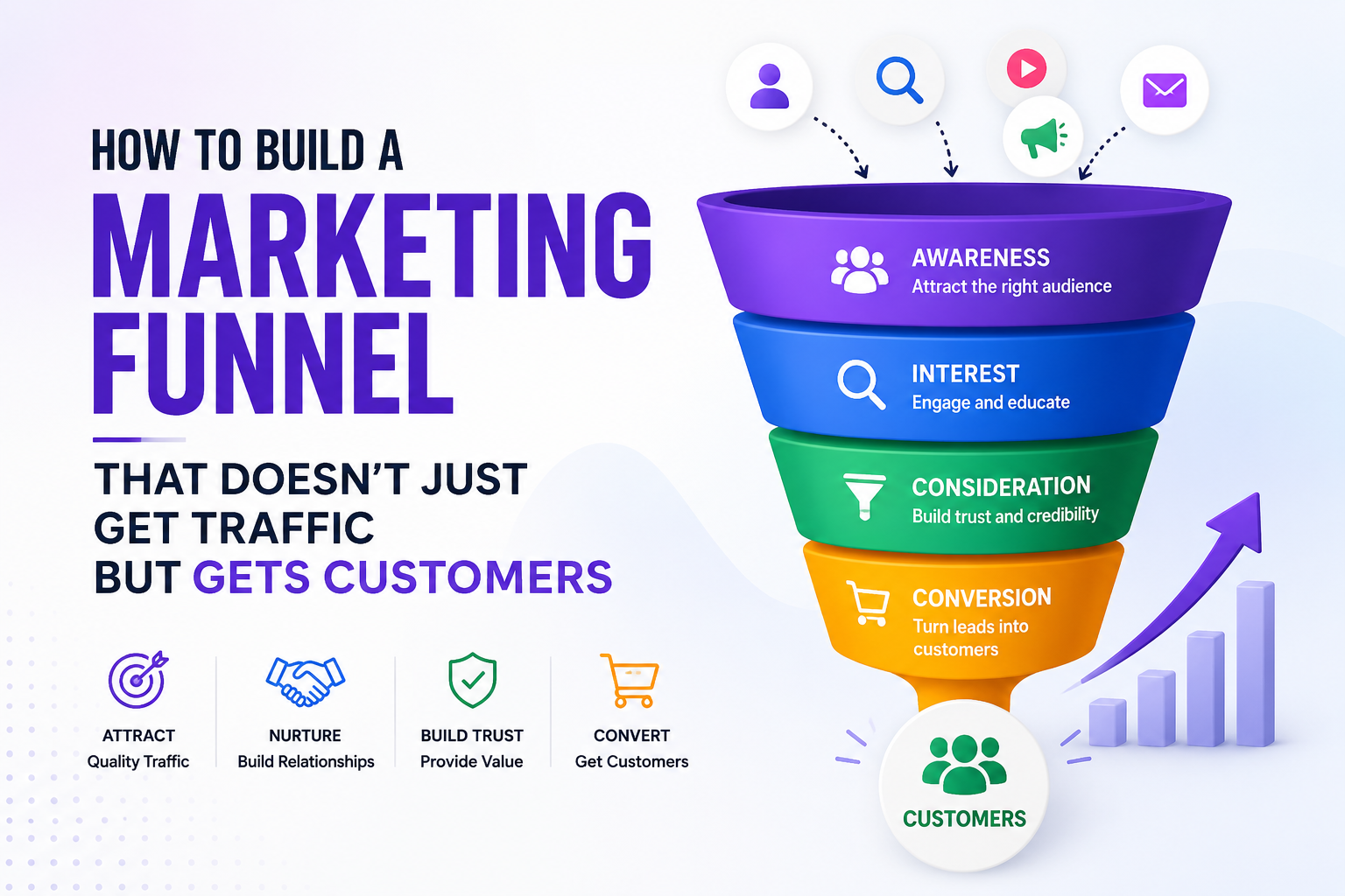 How to Build a Marketing Funnel That Doesn’t Just Get Traffic But Gets Customers