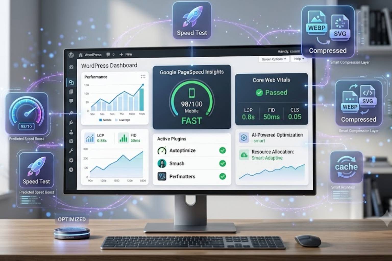 speed up wordpress site